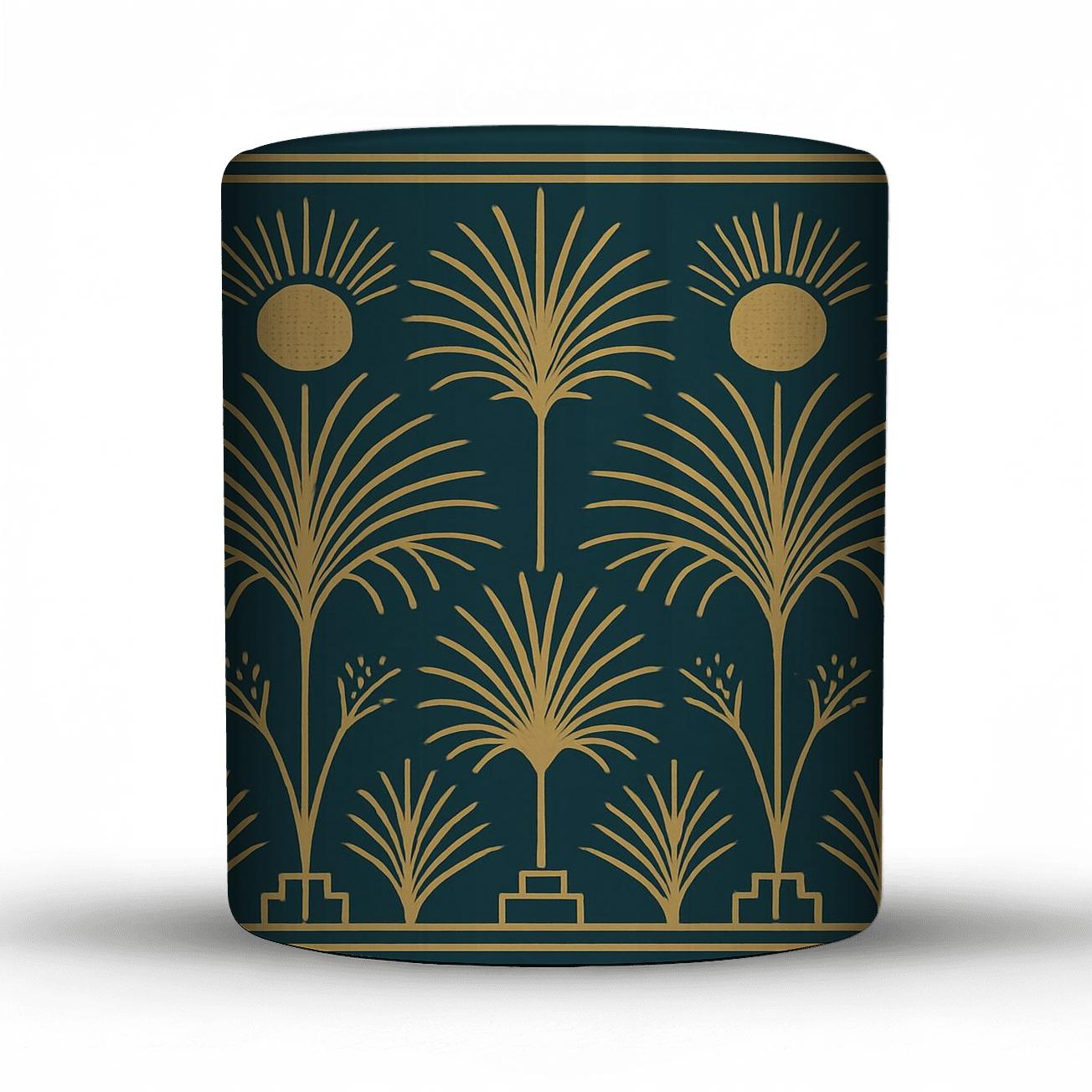 Art Deco Botanical Panel gift mugs for occasions