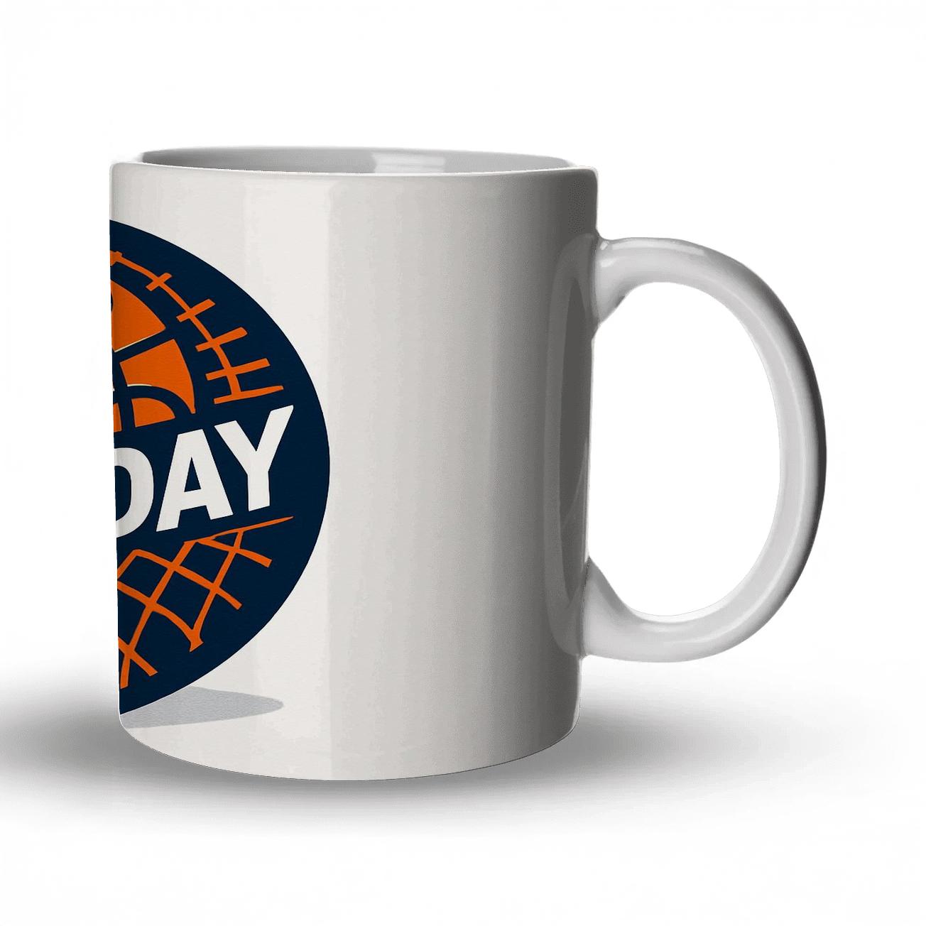 Basketball Net Geometry gift mugs for occasions
