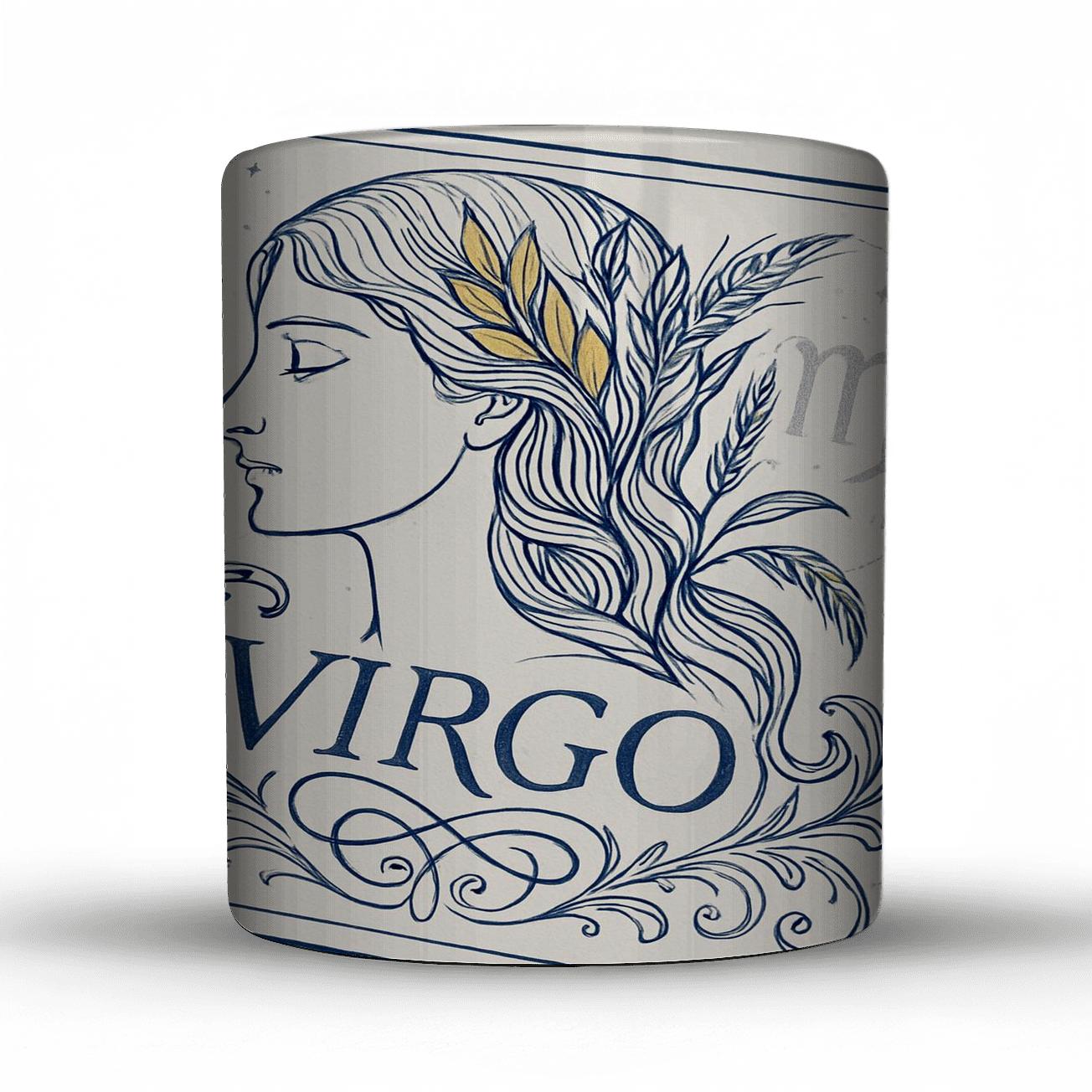 Virgo Maiden Sigil ceramic coffee mugs