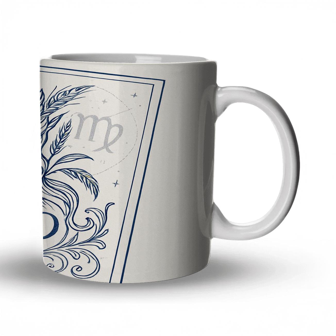 Virgo Maiden Sigil ceramic coffee mugs