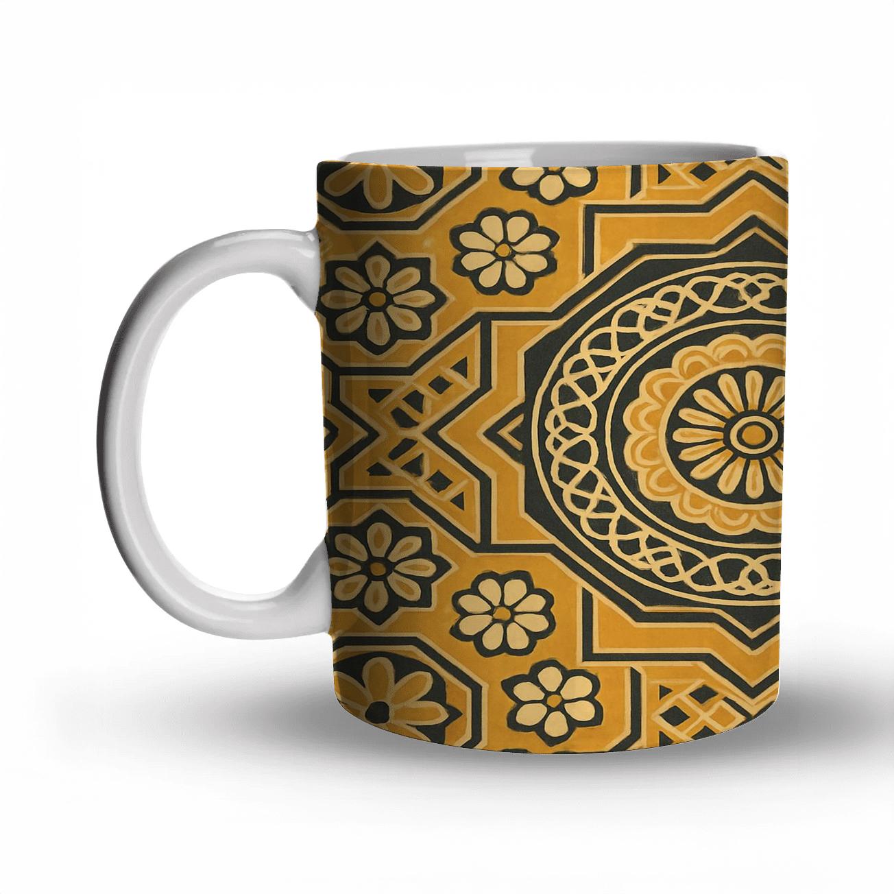 Ornamental Tesserae decorative mug sets