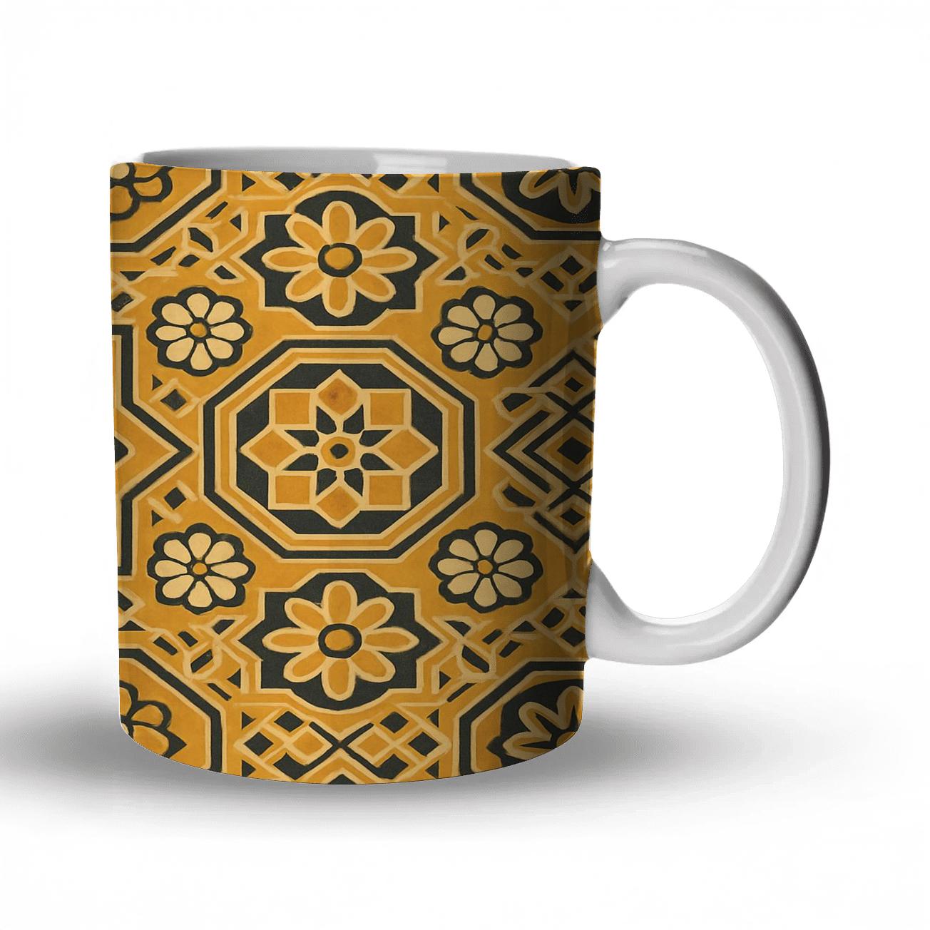 Ornamental Tesserae decorative mug sets