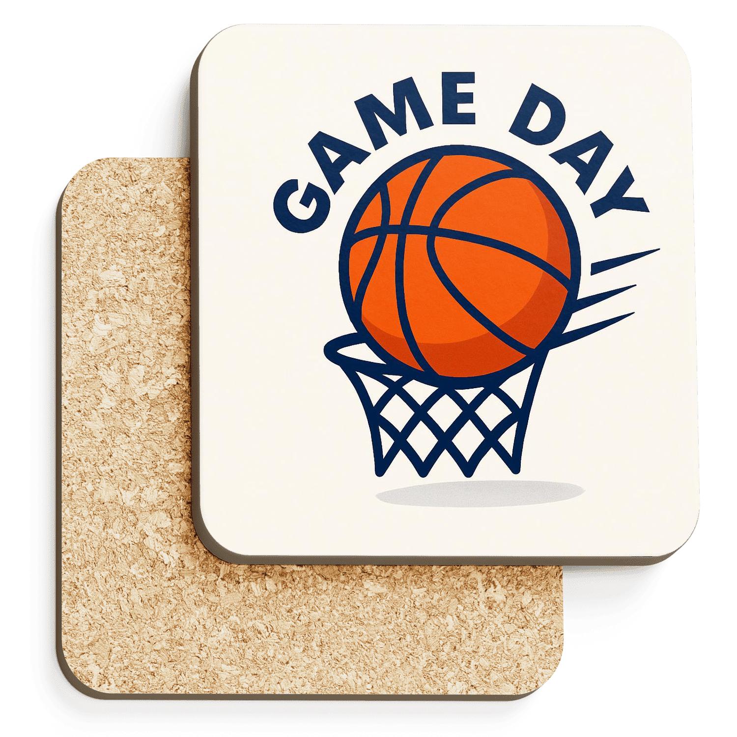 Victory Slam Basketball elegant tabletop coasters