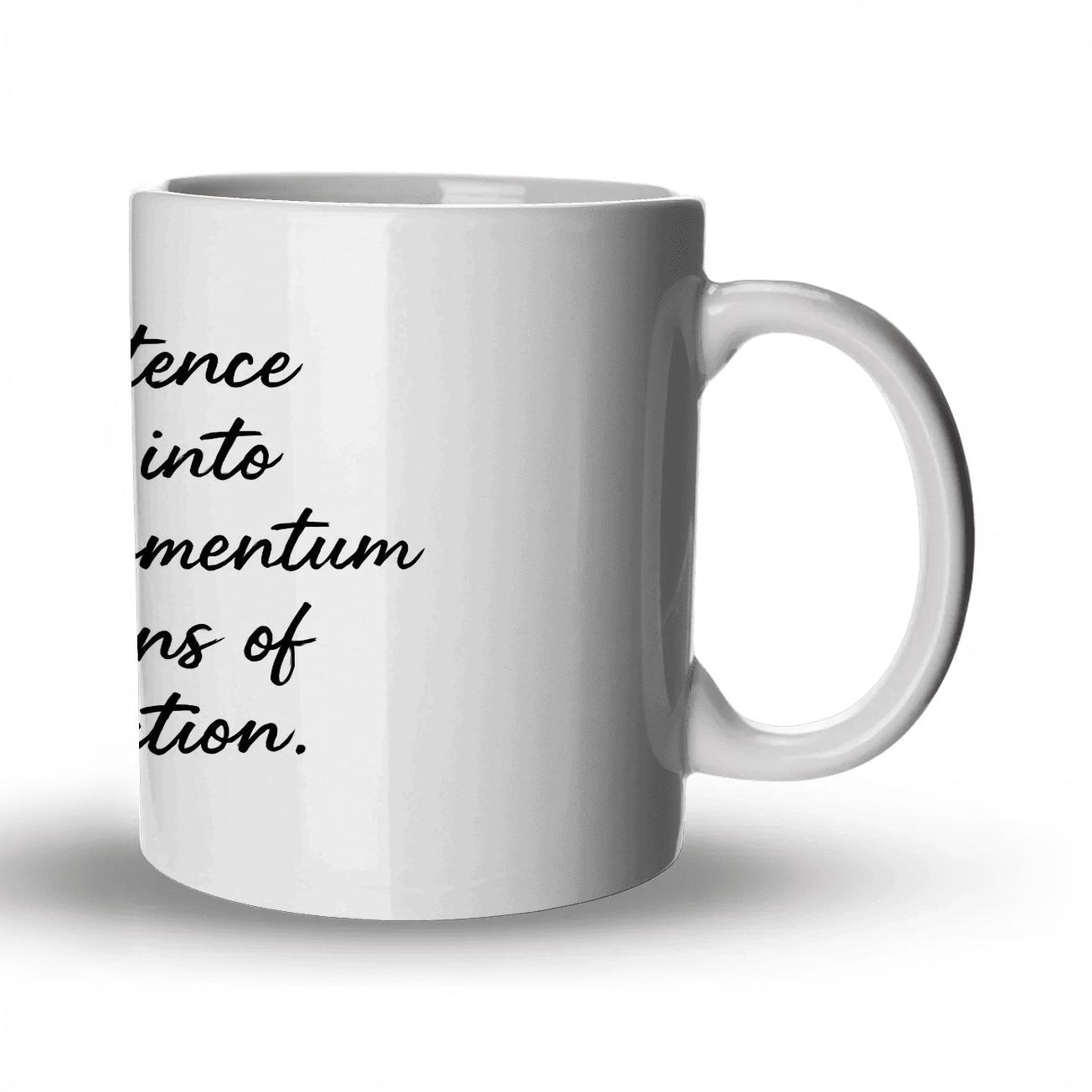 Quiet Persistence gift mugs for occasions