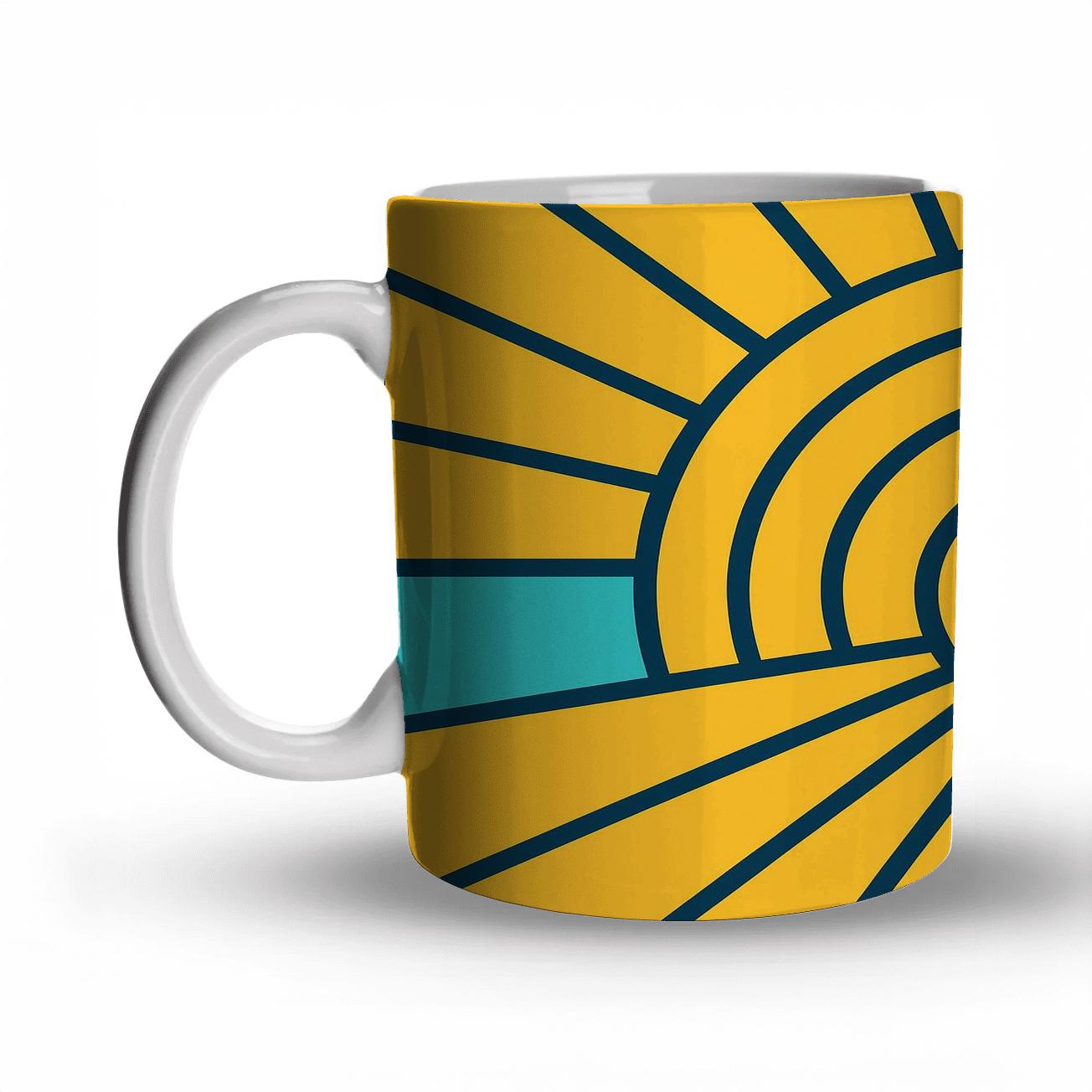 Solar Geometry custom printed mugs