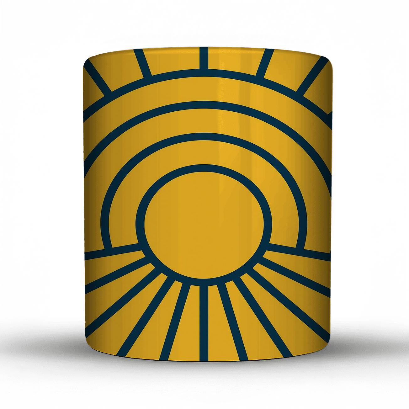 Solar Geometry custom printed mugs