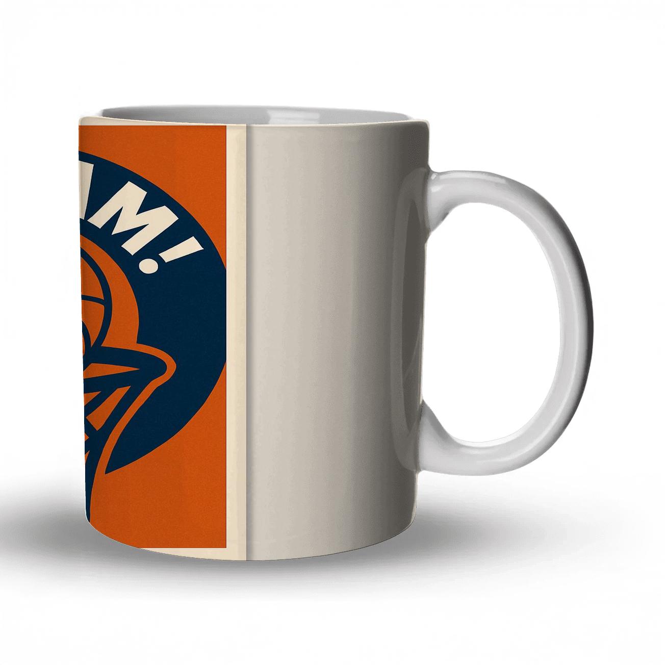 Dynamic Basketball Net personalized mugs