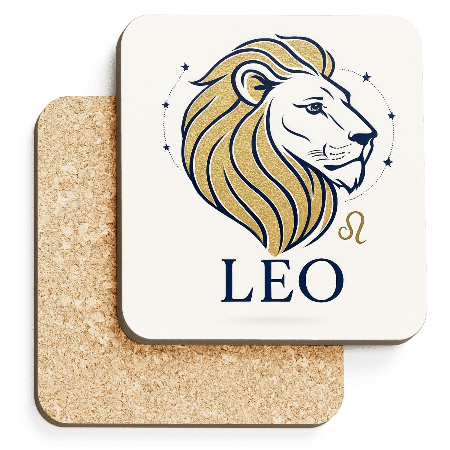 Leo Regal Line Art stone coaster collections