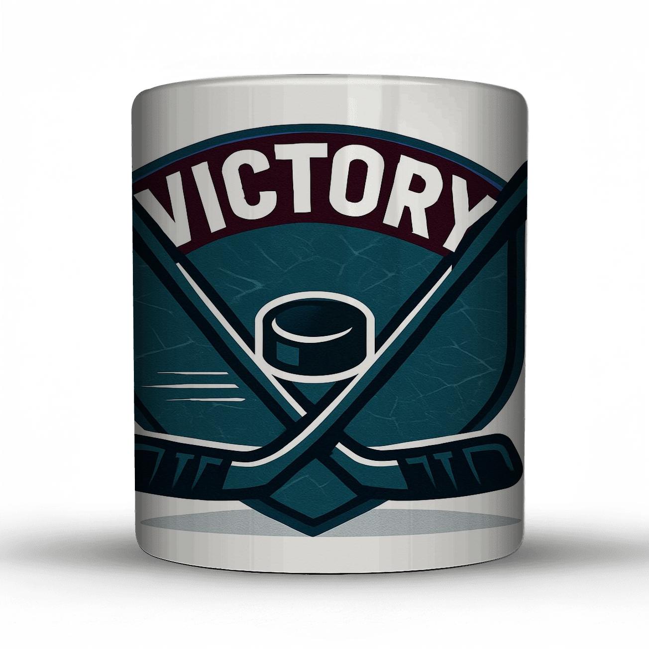 Victory Hockey Emblem decorative mug sets