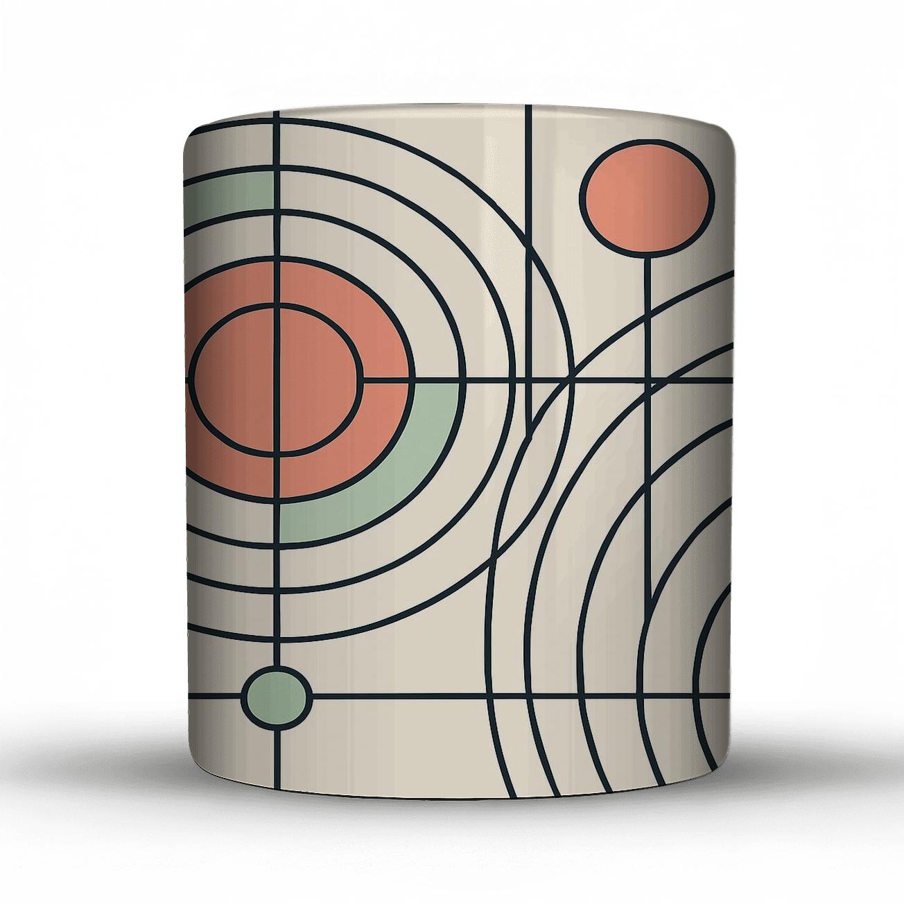 Bauhaus Orbit Lines premium drinkware mugs