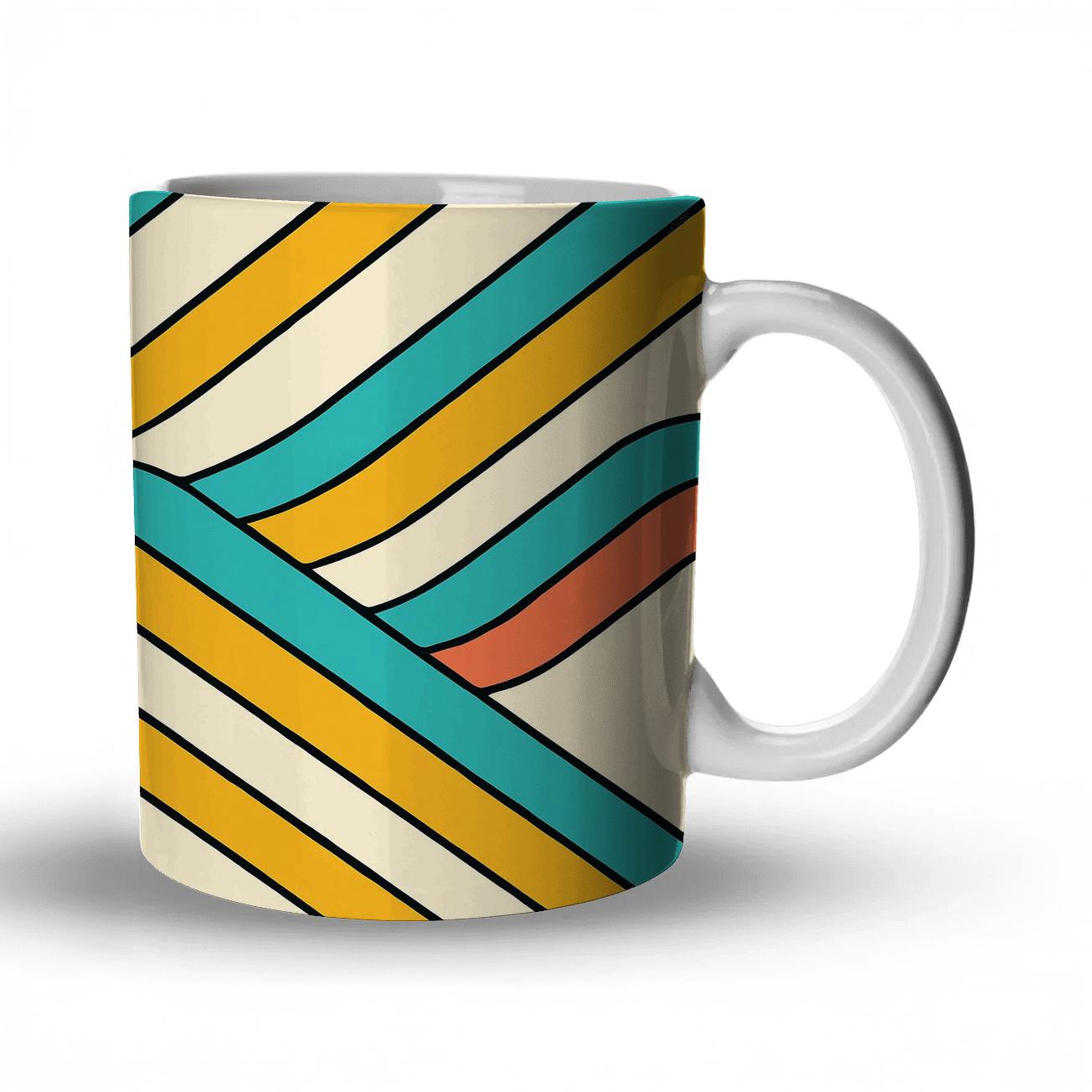 Solar Ribbon custom printed mugs