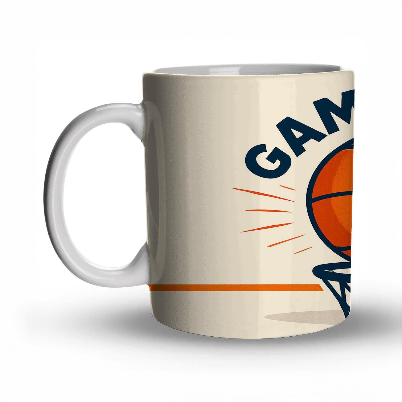 Basketball Net Flow novelty coffee mugs