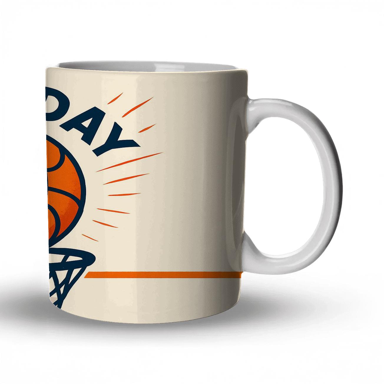 Basketball Net Flow novelty coffee mugs
