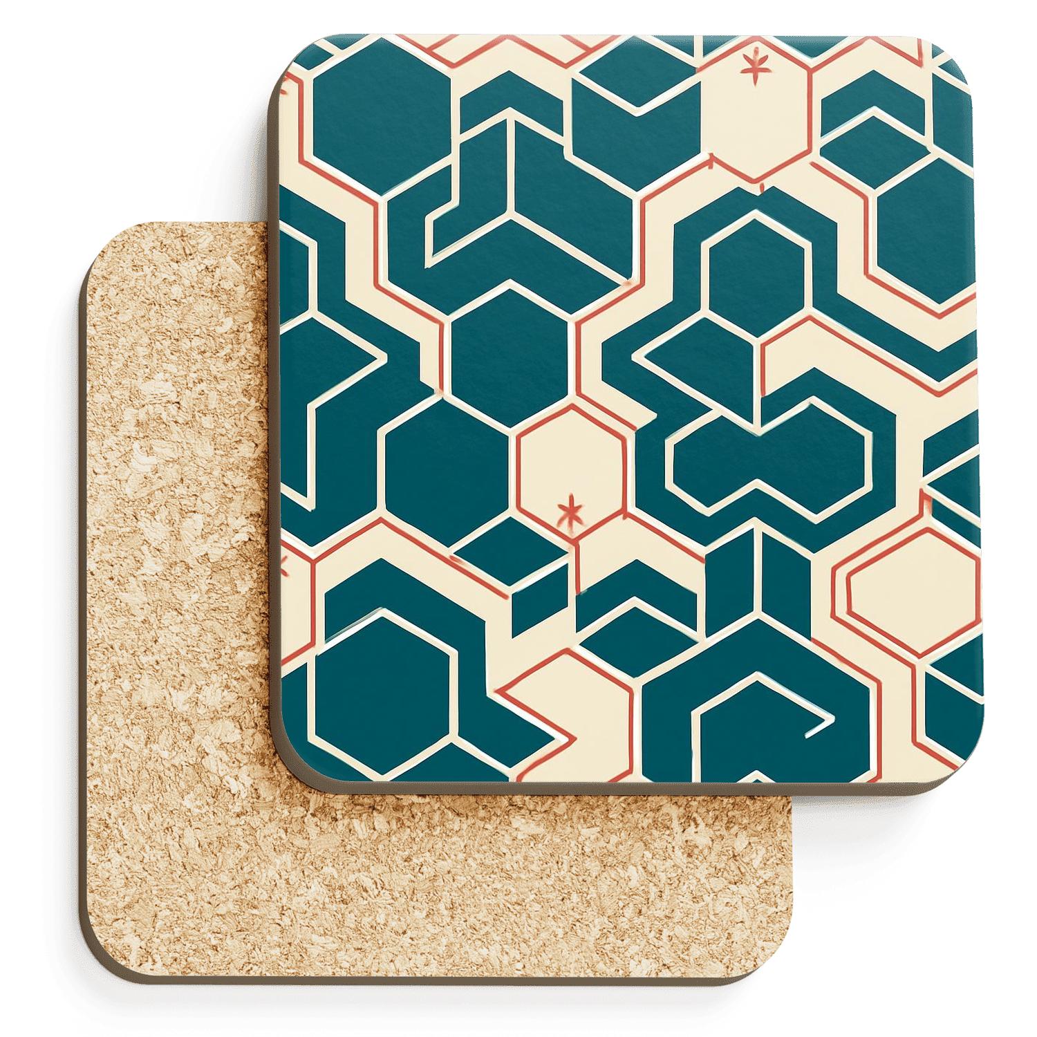 Modular Tessellation Panel coasters for home decor