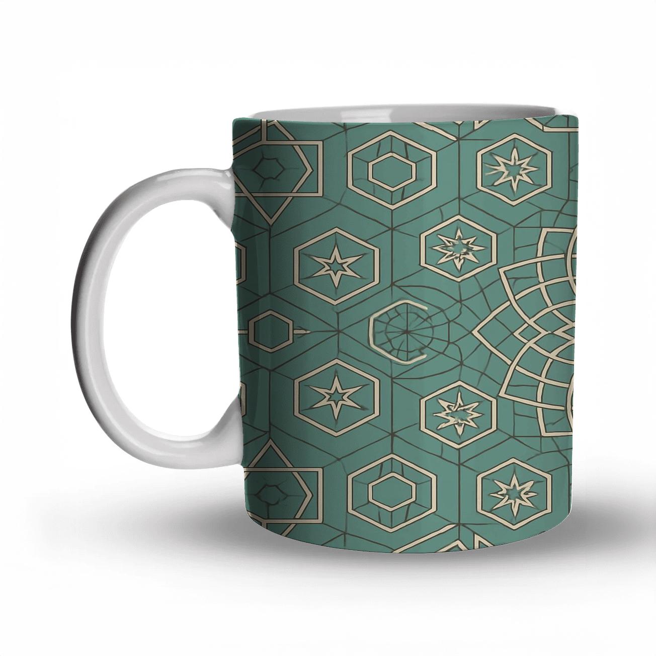 Sacred Geometry Lantern novelty coffee mugs