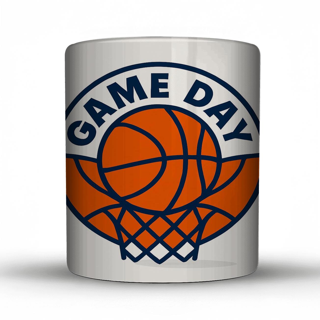 Basket Court Net Minimalist personalized mugs