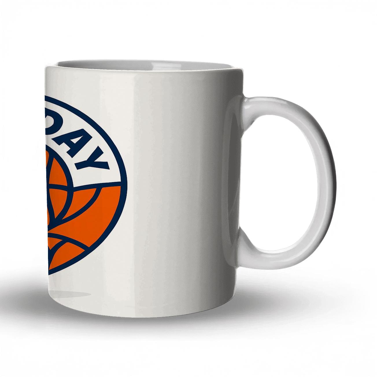 Basket Court Net Minimalist personalized mugs