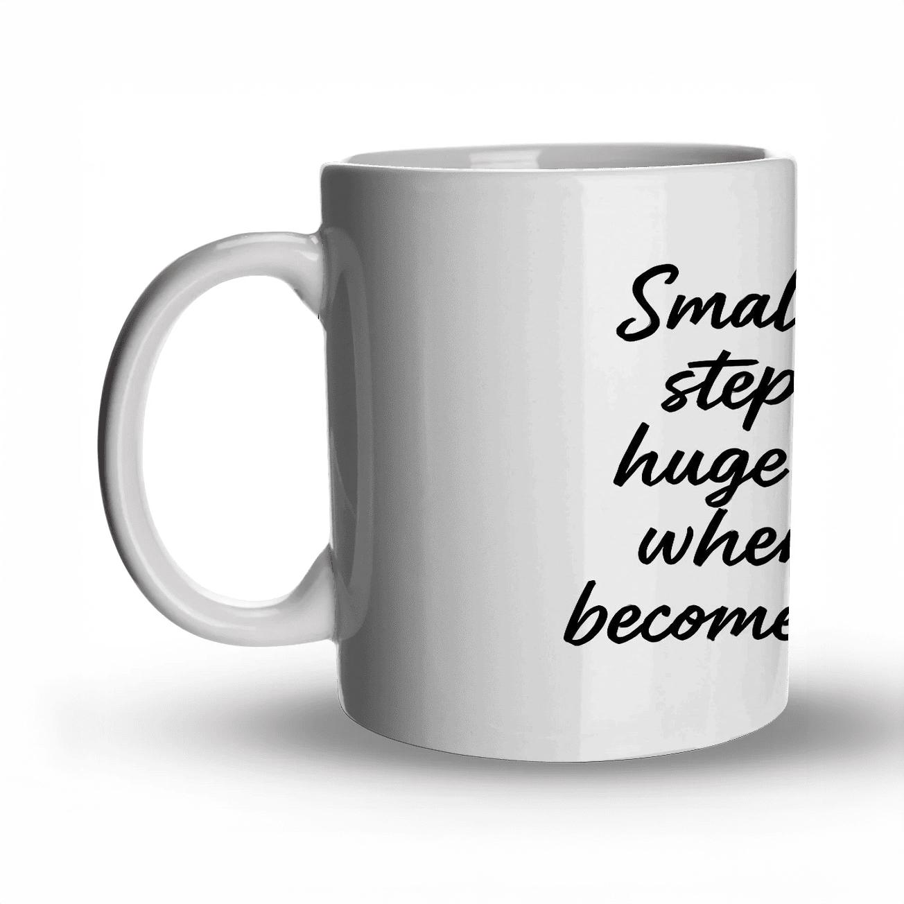 Morning Momentum travel mugs with handles