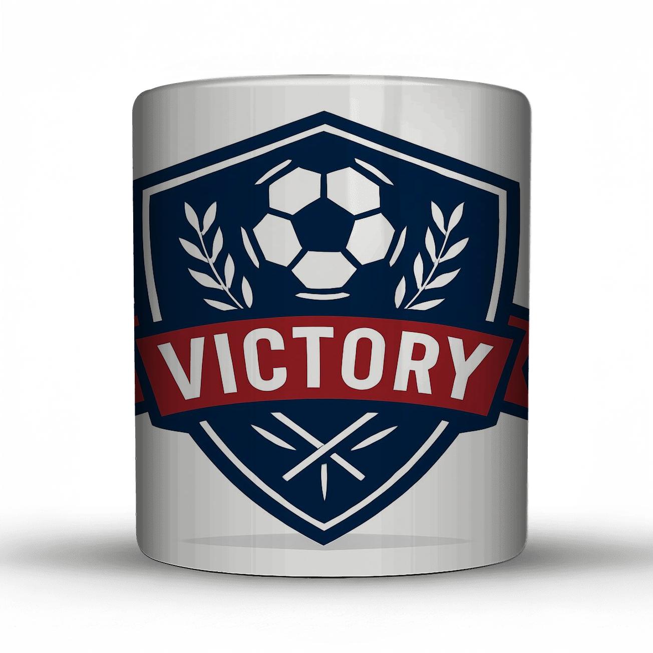 Soccer Shield Pentagonal gift mugs for occasions