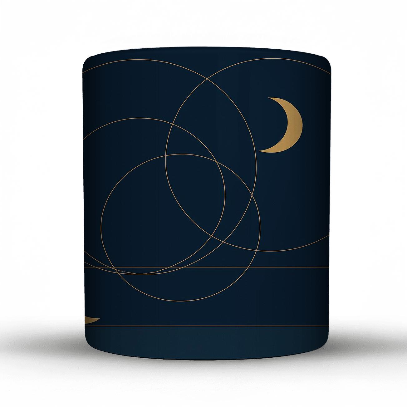 Geometric Night Drift premium drinkware mugs