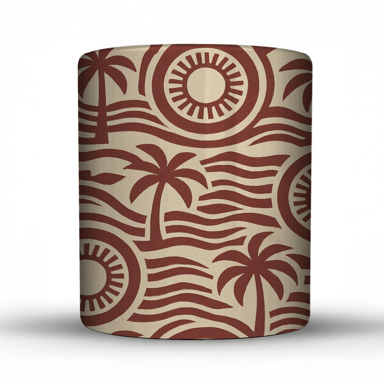 Retro Solar Geometry decorative mug sets