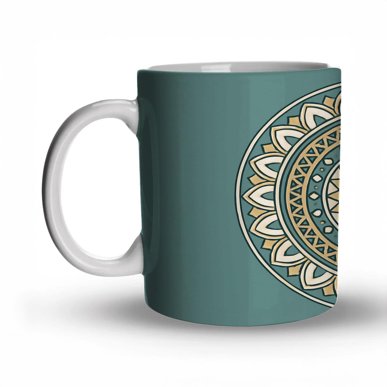 Sacred Geometry Mandala personalized mugs