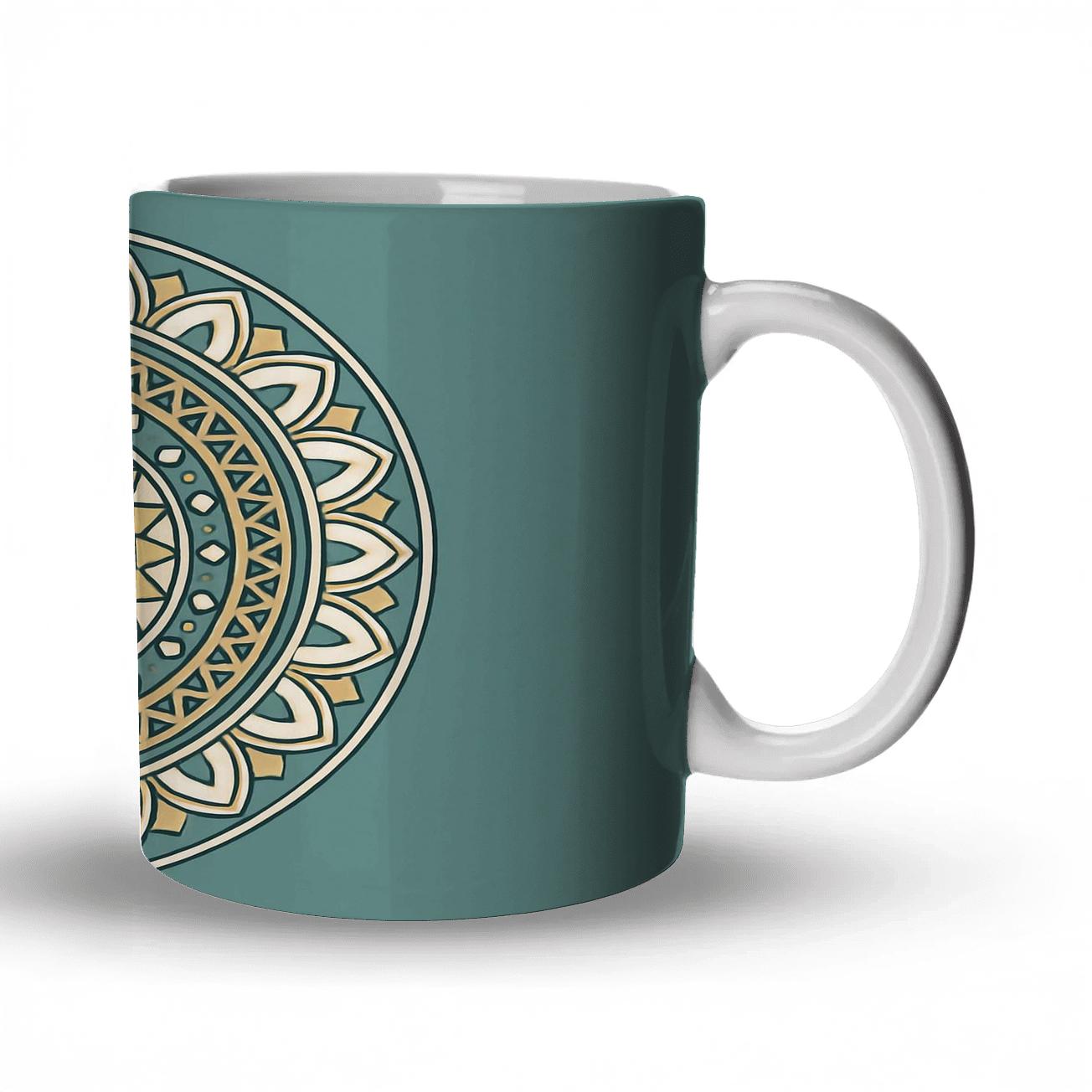 Sacred Geometry Mandala personalized mugs