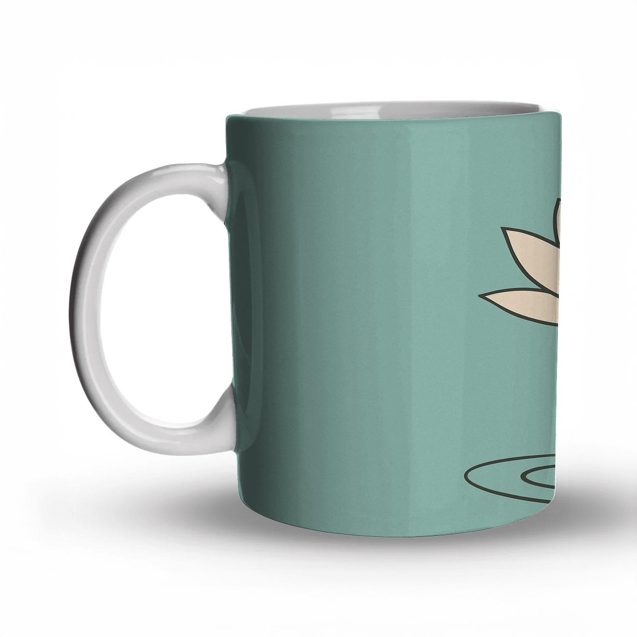 Serene Lotus Line premium drinkware mugs