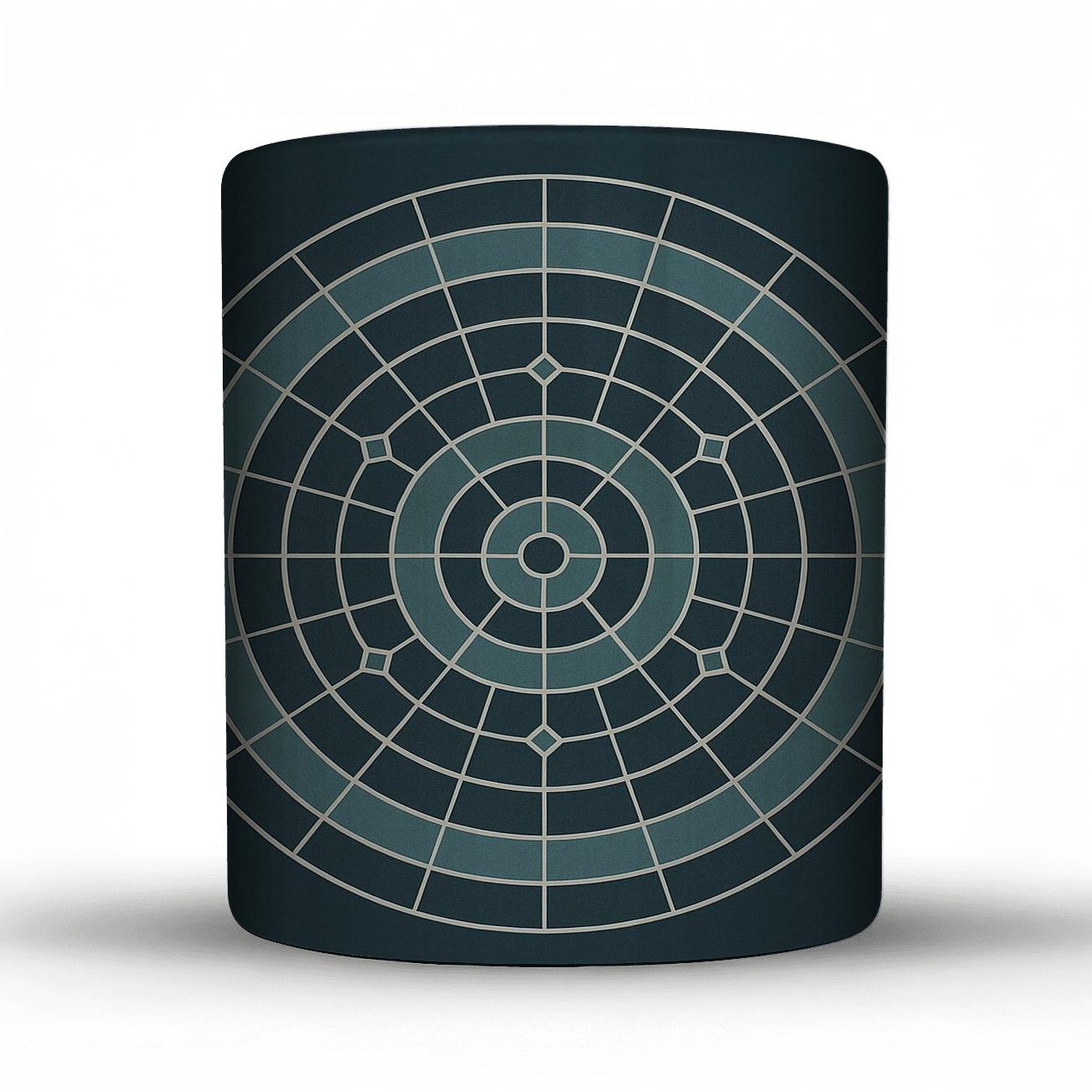 Celestial Grid Mandala insulated thermal mugs