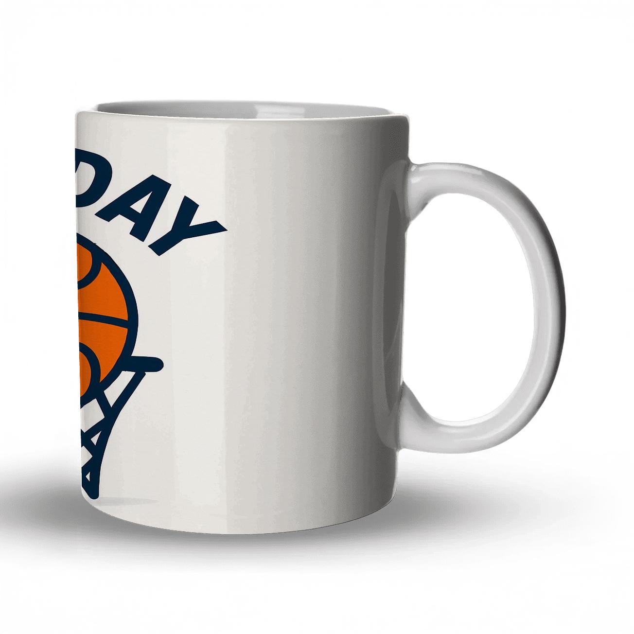 Court Rhythm Basketball personalized mugs
