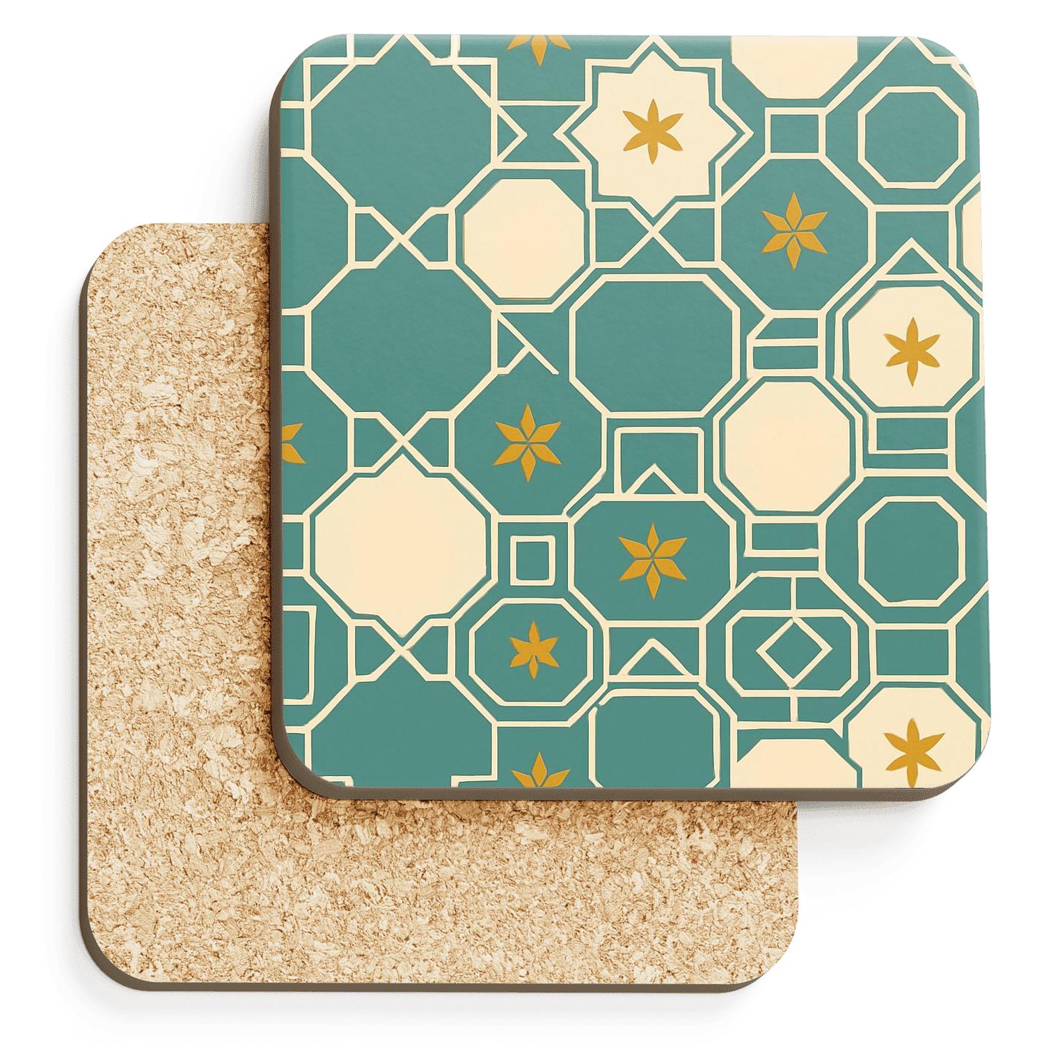 Modular Arabesque Grid coasters for home decor
