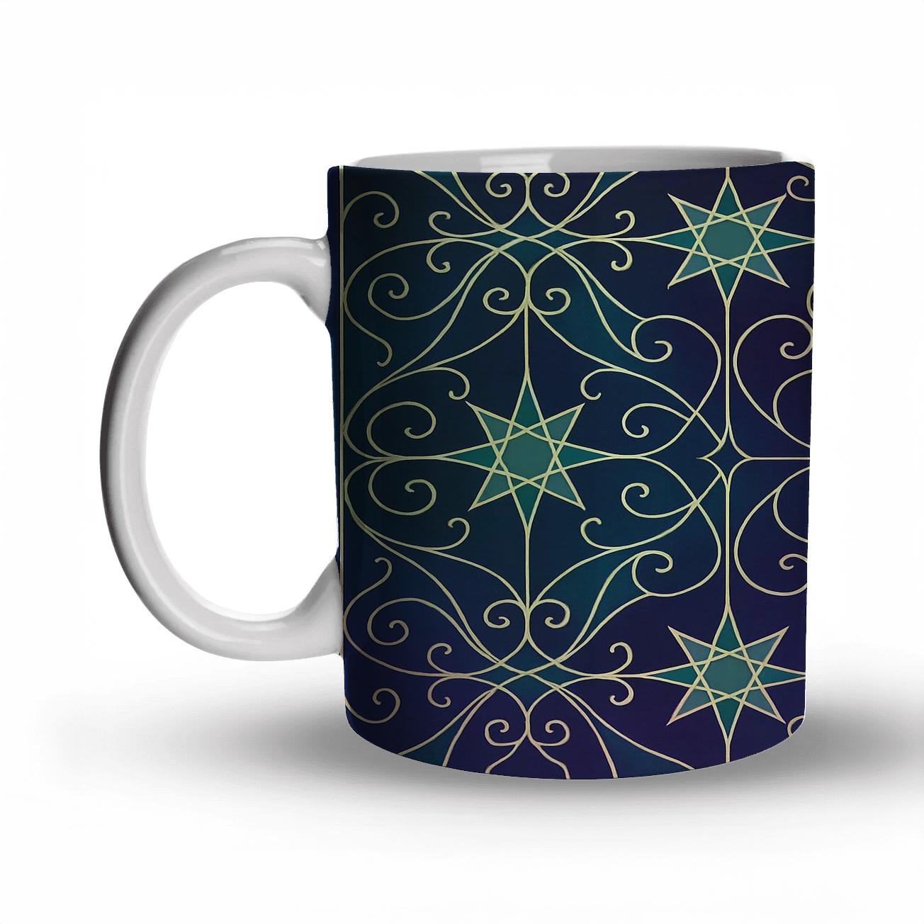 Nebula Lattice Minimal personalized mugs