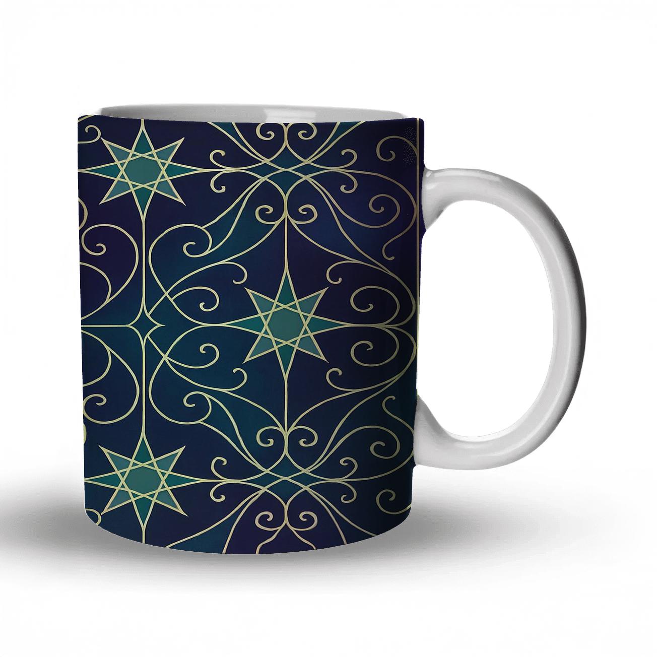 Nebula Lattice Minimal personalized mugs
