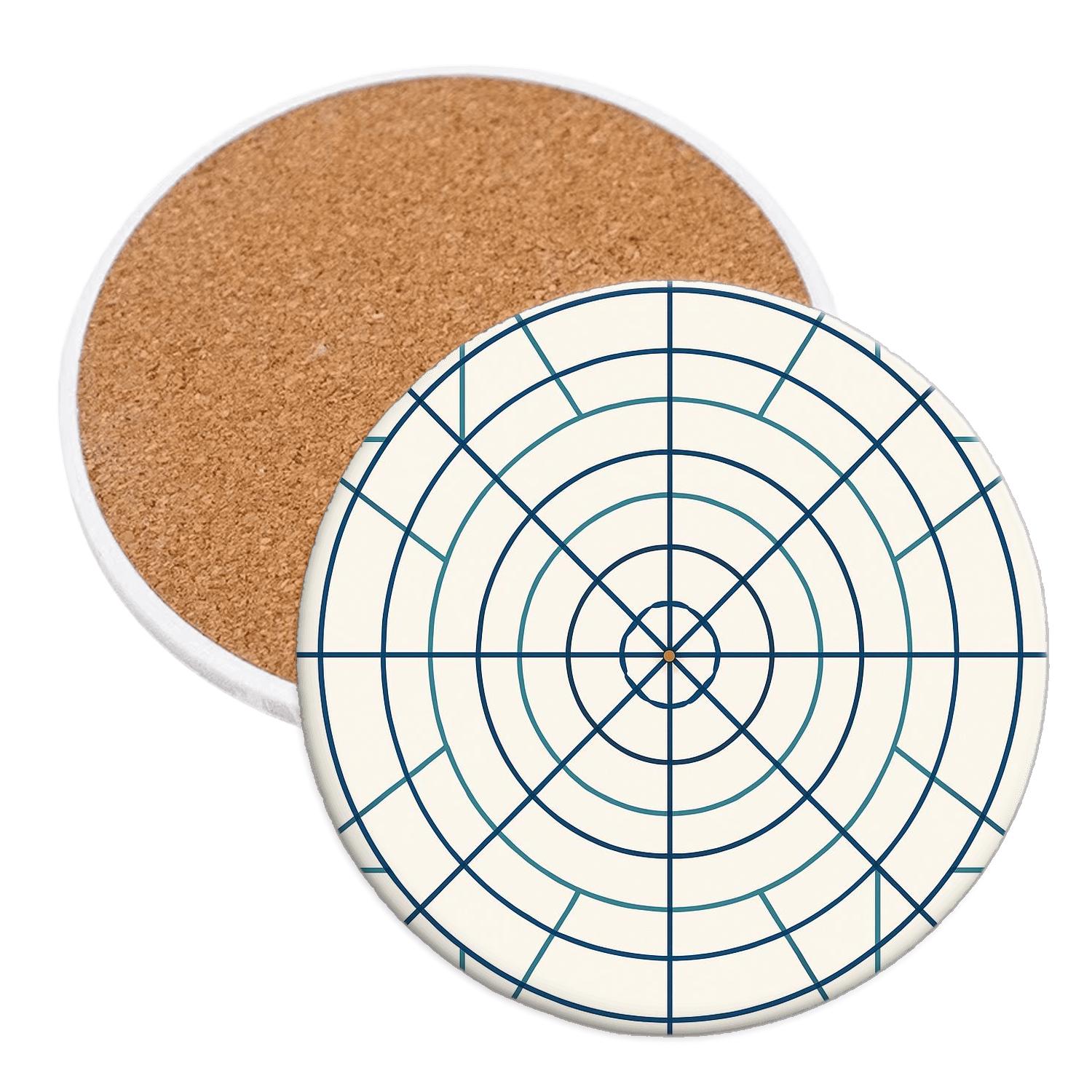 Celestial Lattice elegant tabletop coasters