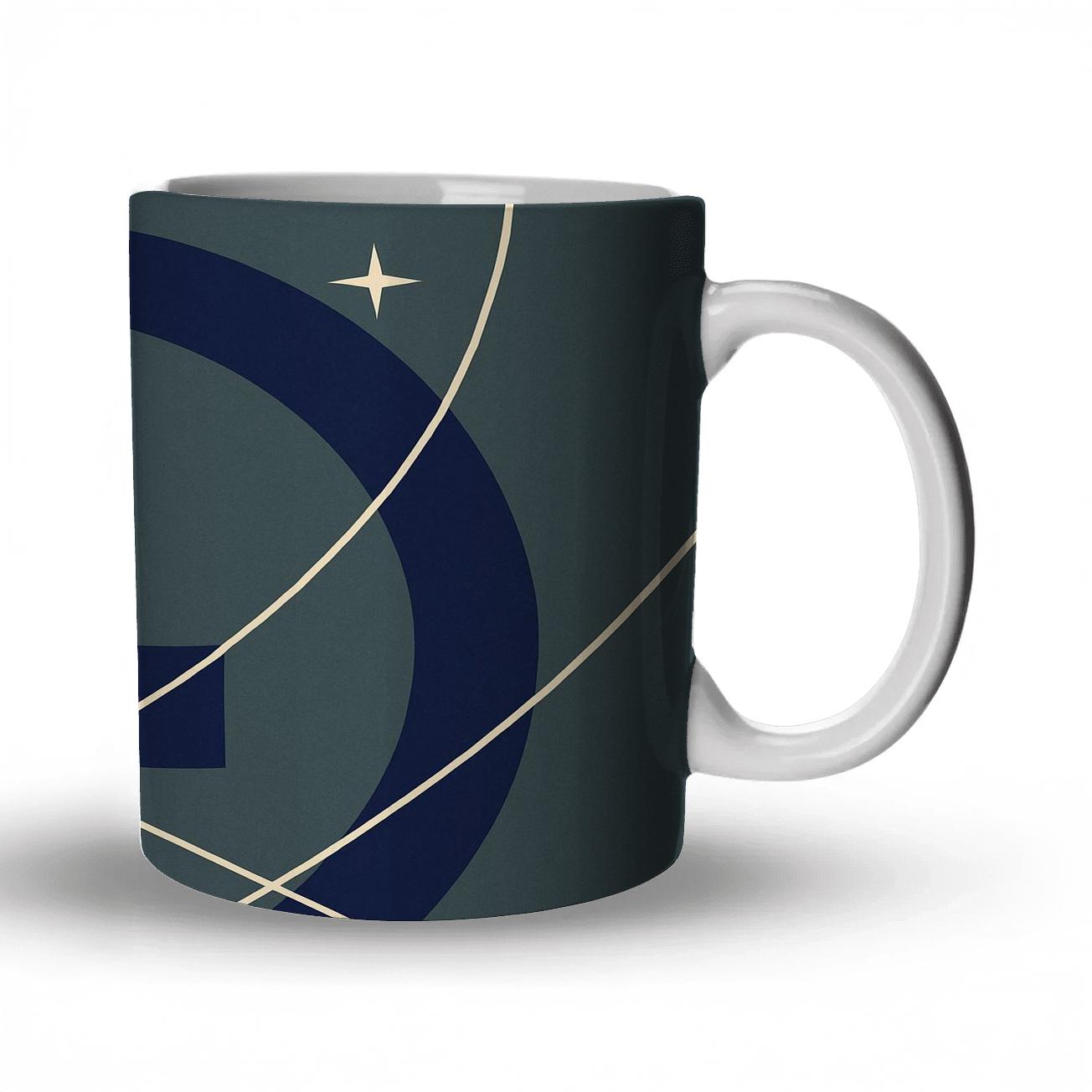 Orbital Geometry travel mugs with handles
