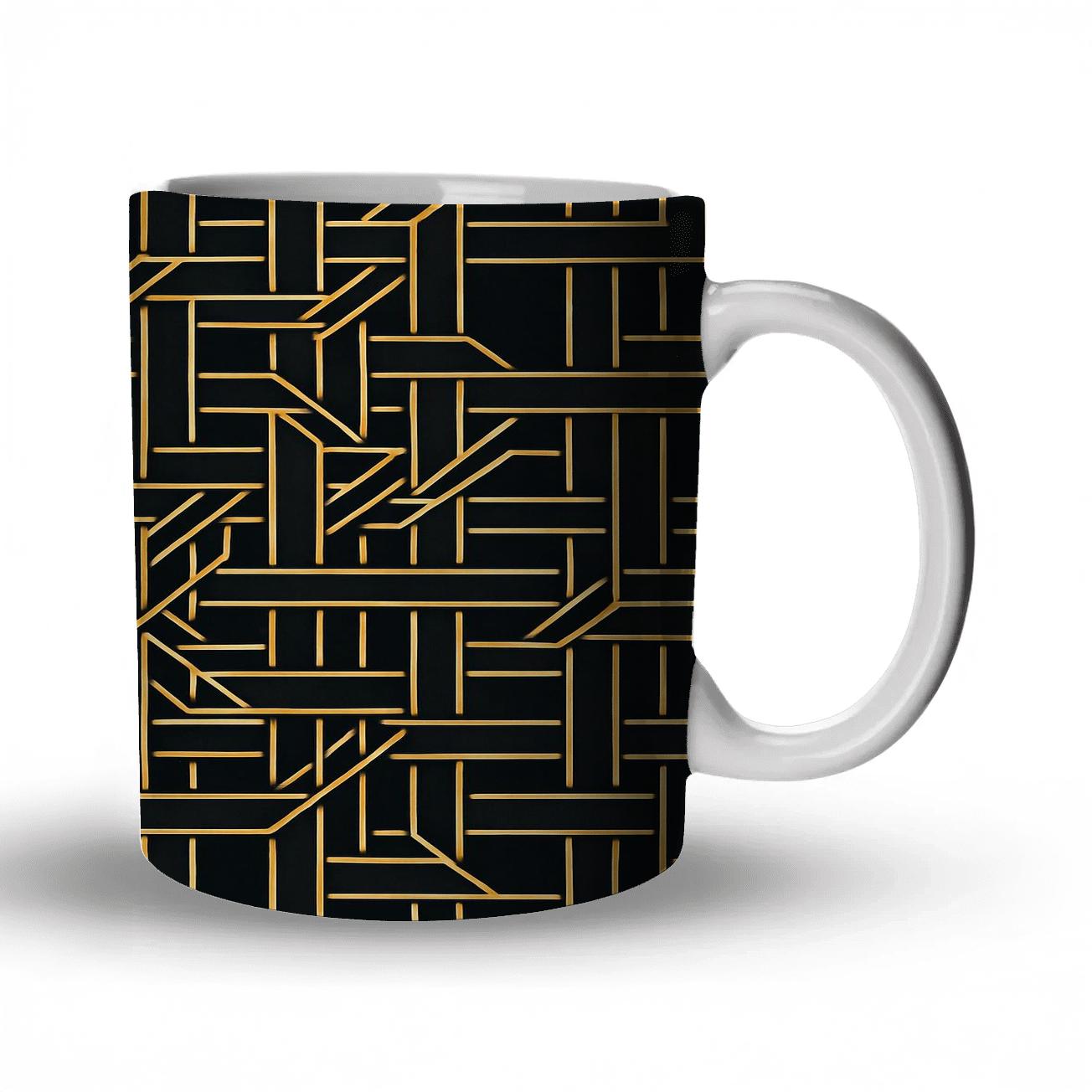 Architectonic Ribbon Weave insulated thermal mugs