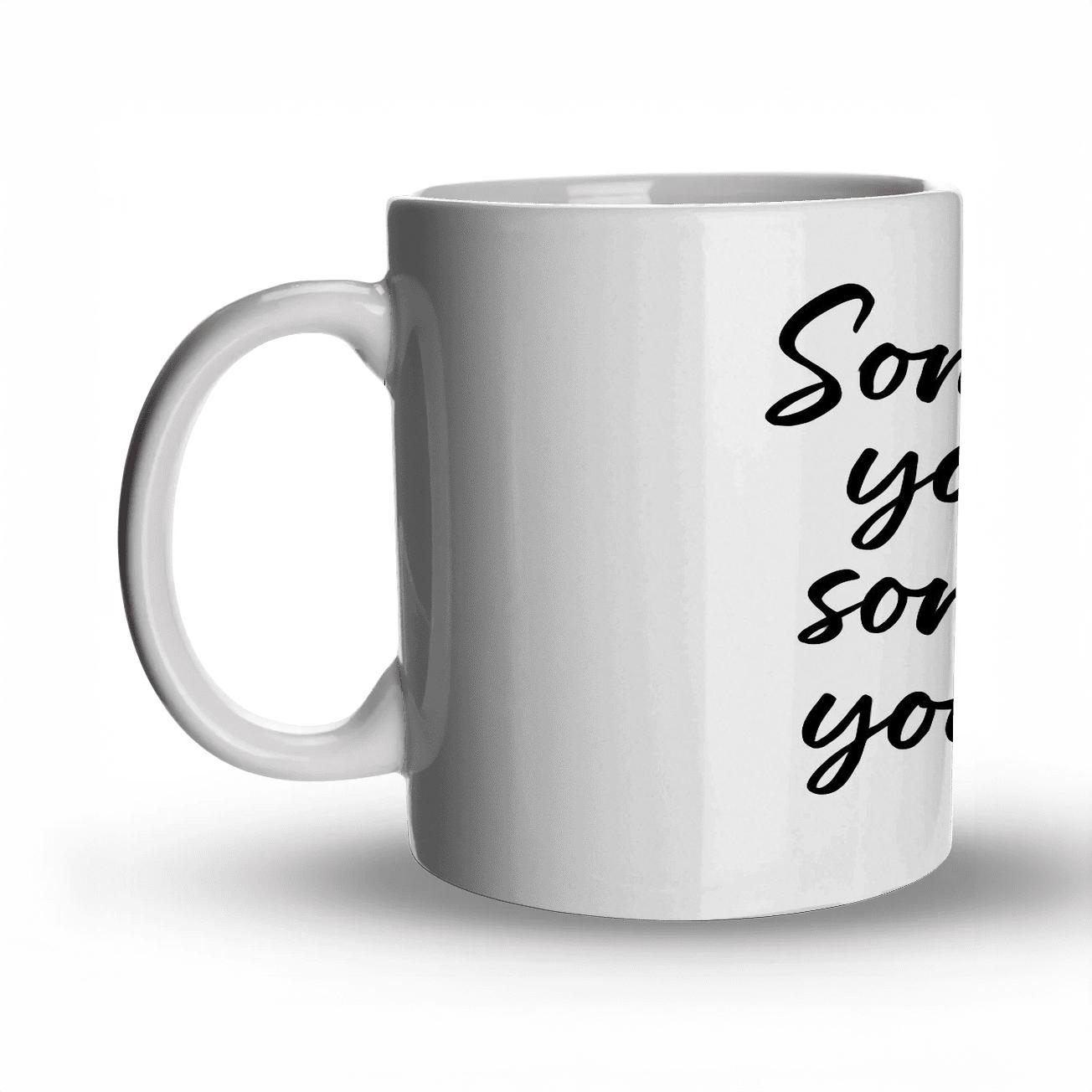 Daily Progress ceramic coffee mugs