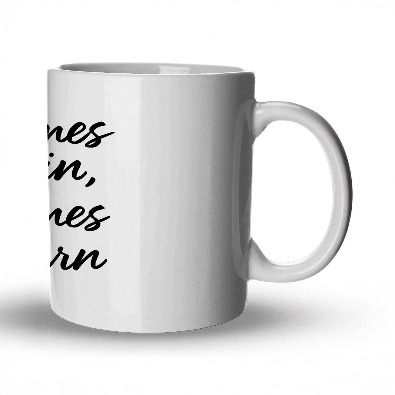 Daily Progress ceramic coffee mugs