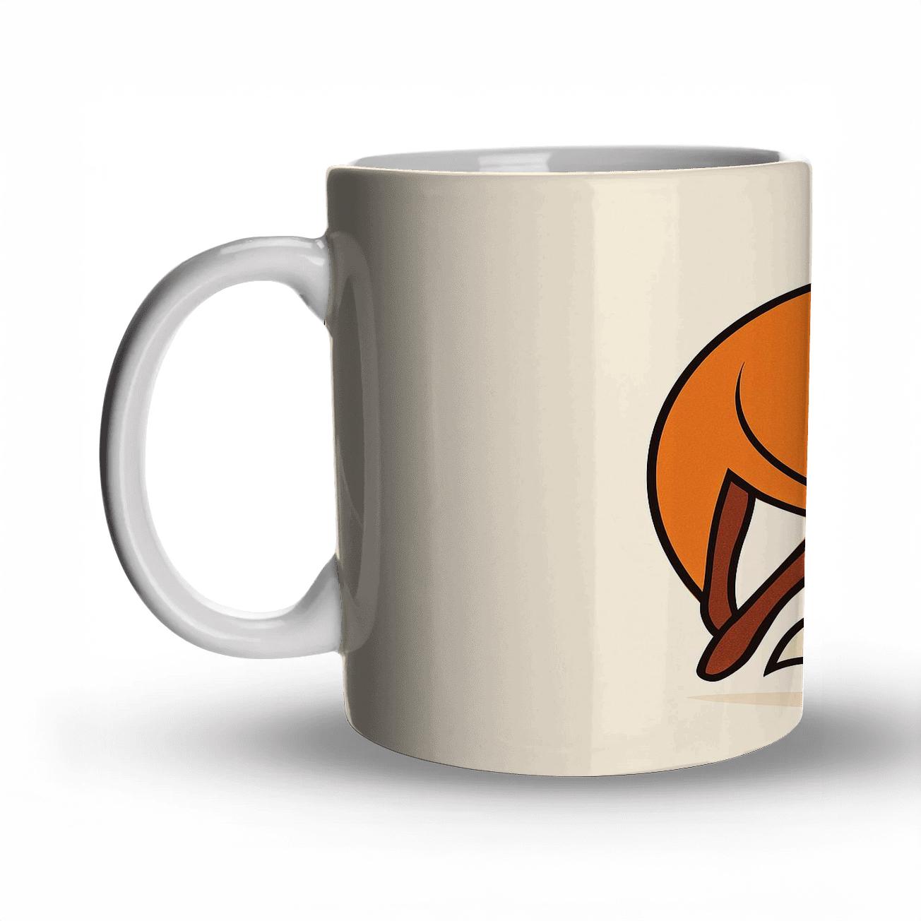 Minimal Fox Spiral insulated thermal mugs