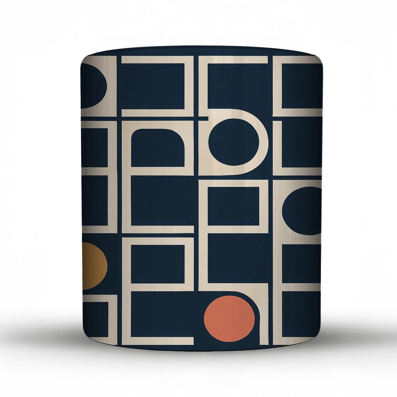 Minimalist Bauhaus Weave gift mugs for occasions
