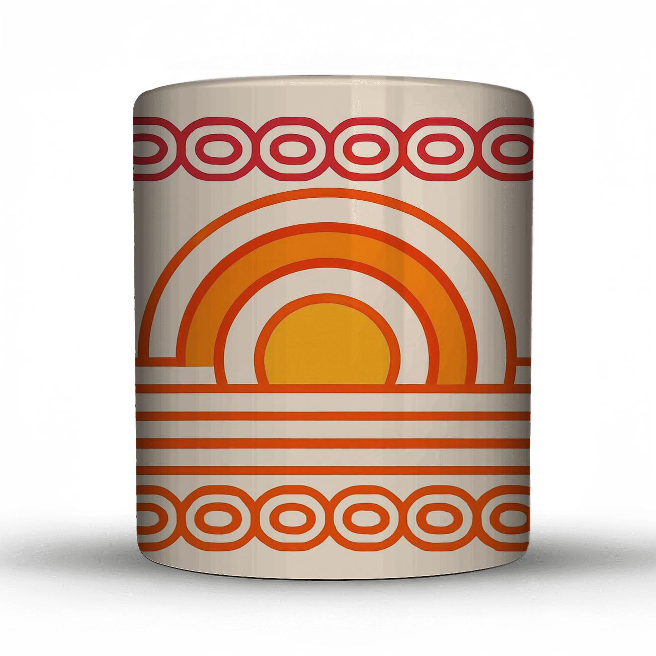 Sunrise Circuit personalized mugs