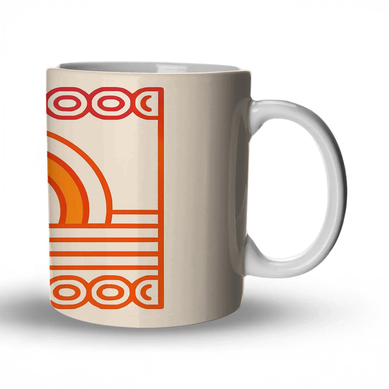 Sunrise Circuit personalized mugs