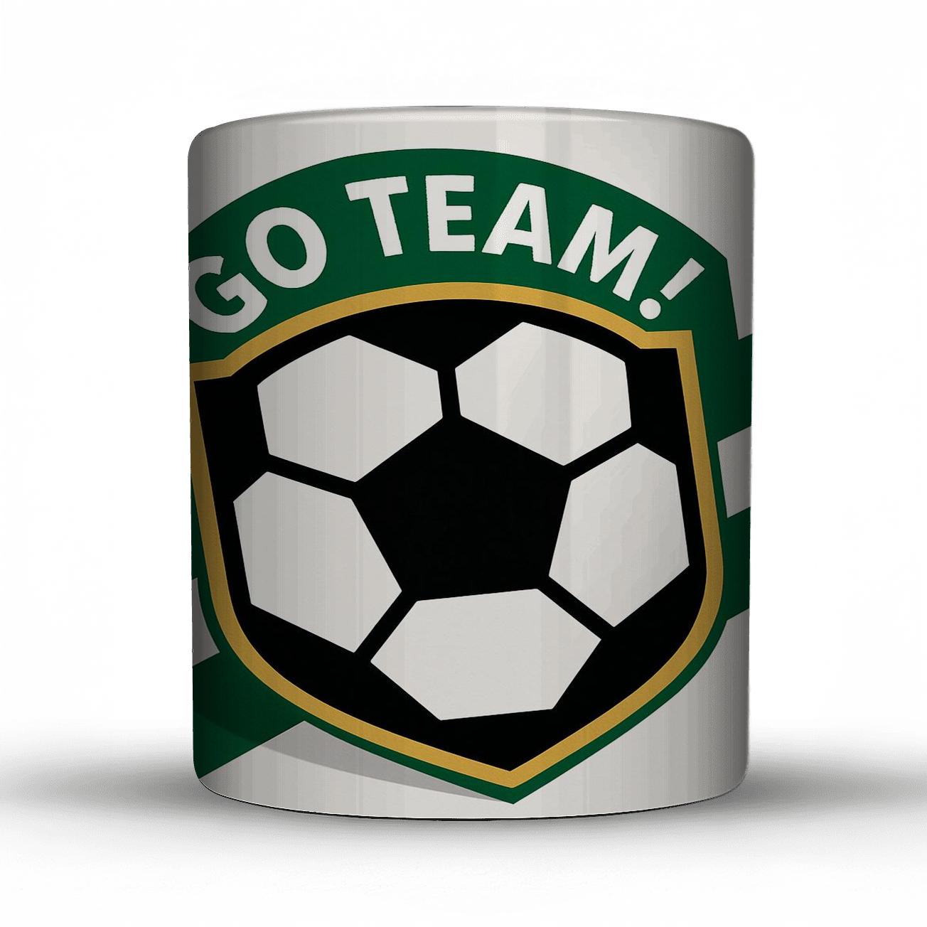 Victory Soccer Mosaic premium drinkware mugs