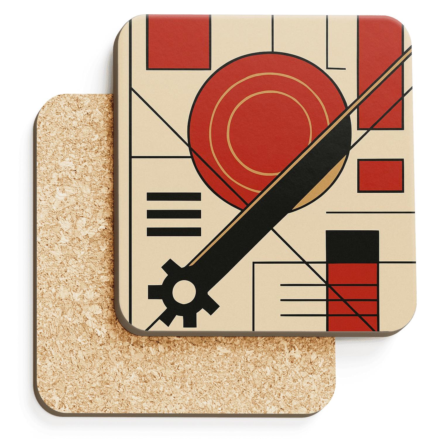 Constructivist Grid Harmony stone coaster collections