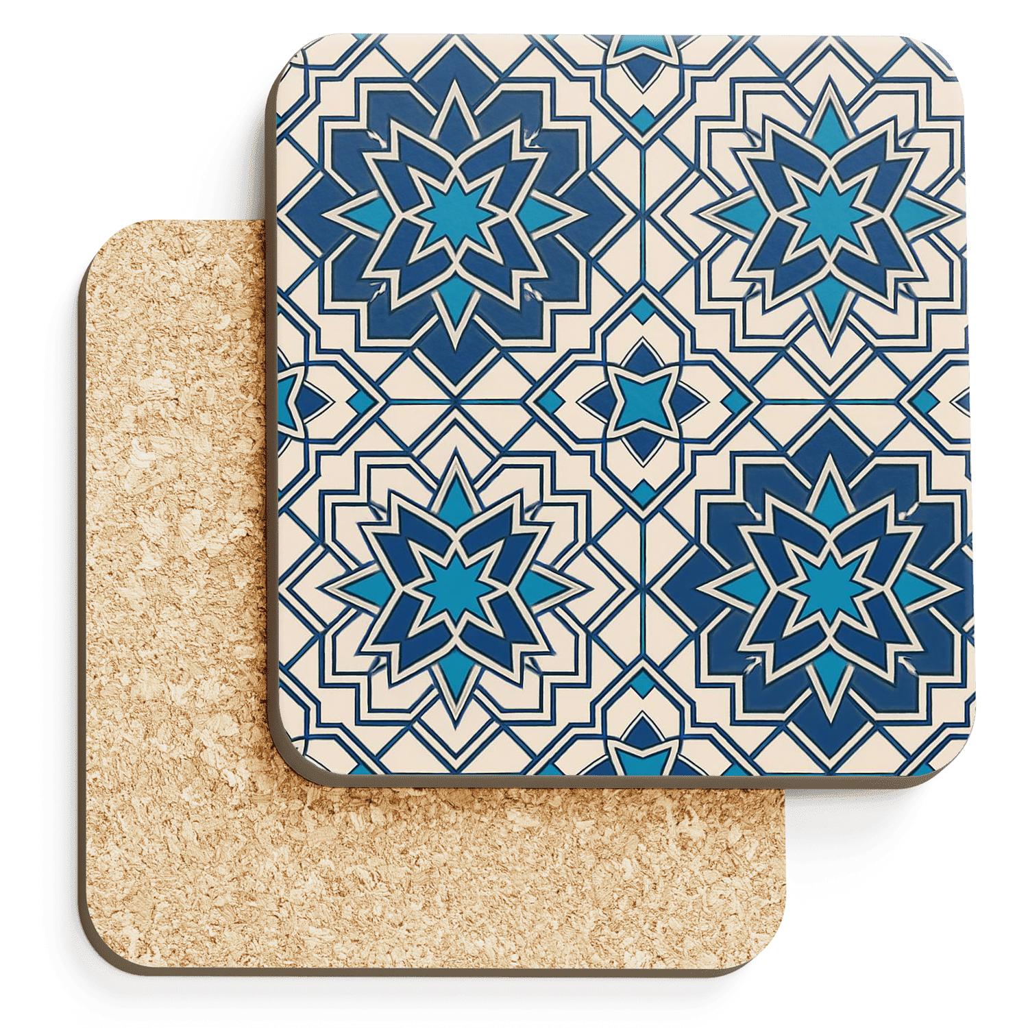 Islamic Starline Ornament stone coaster collections