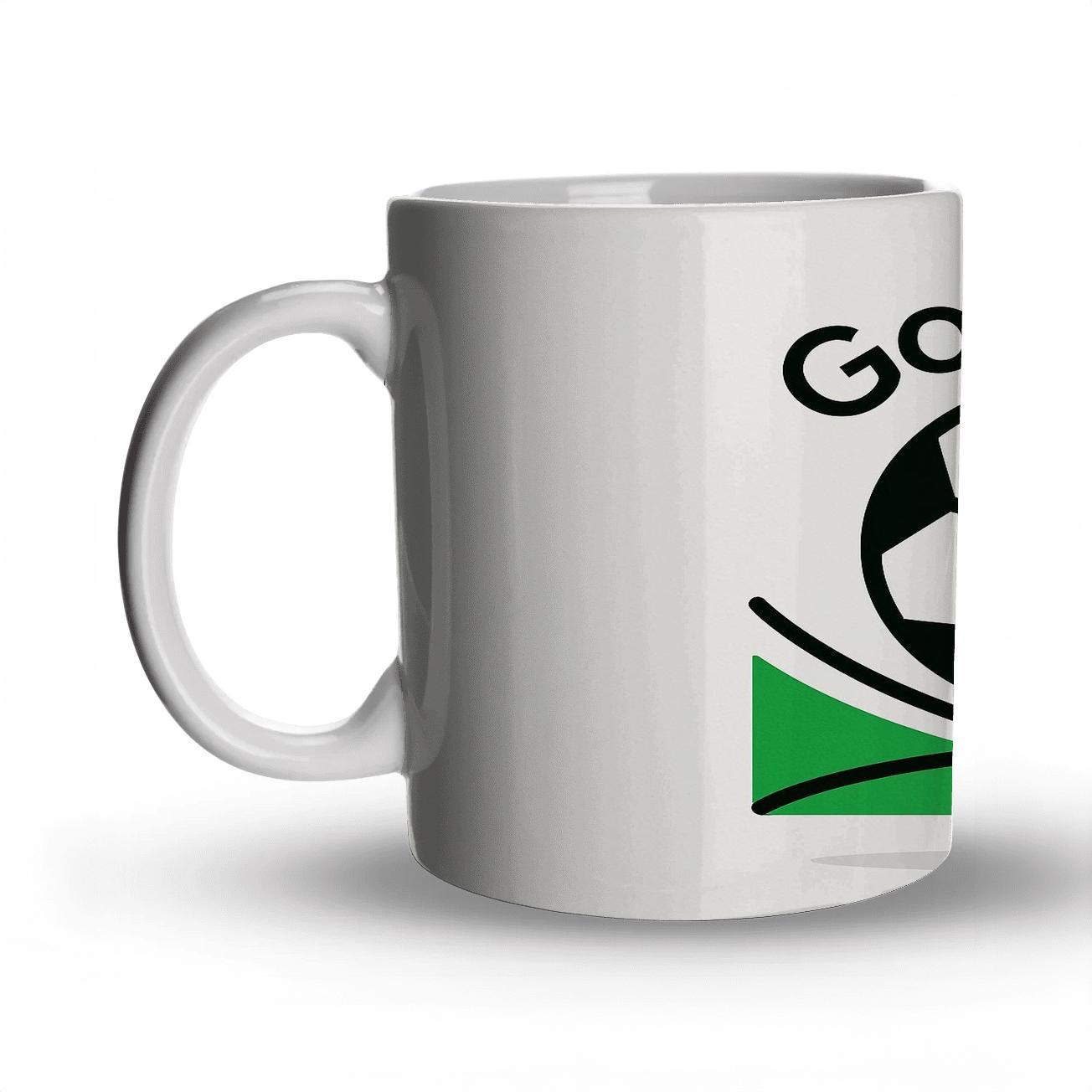 Minimalist Soccer Spirit Line Art ceramic coffee mugs