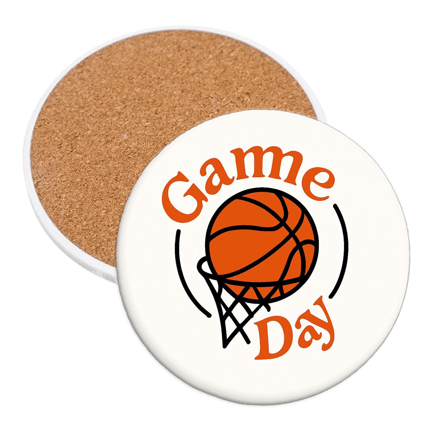 Dynamic Basketball Team Spirit coasters for home decor