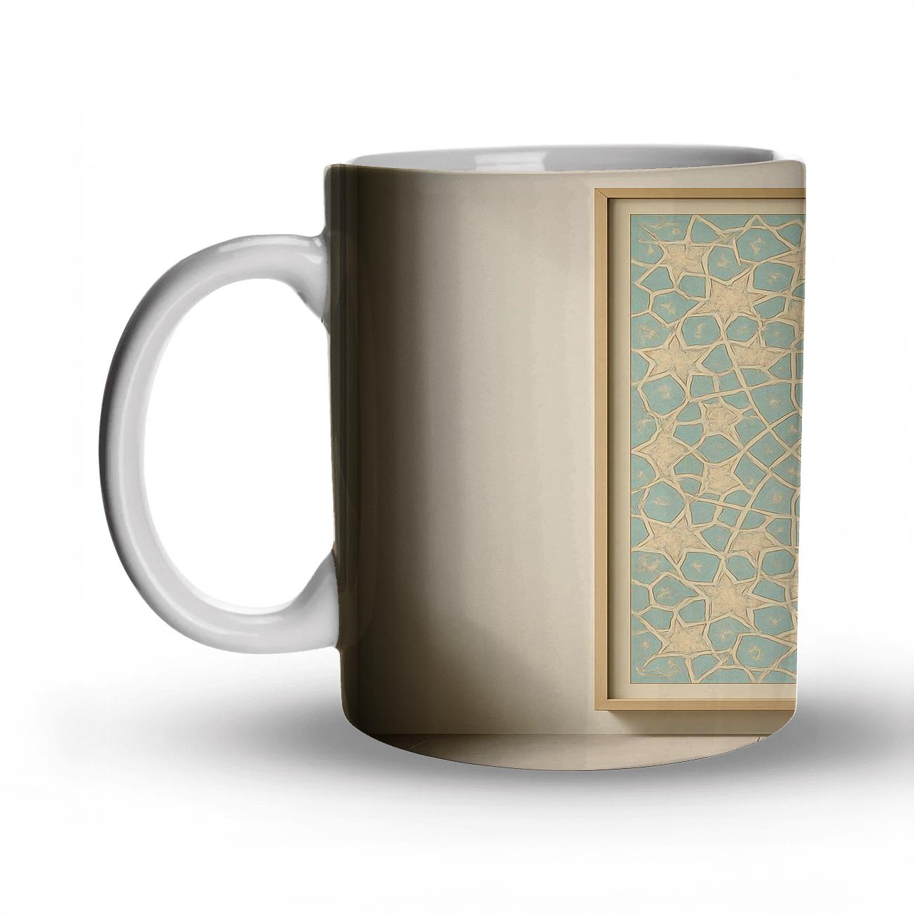 Tessellated Light Mandala custom printed mugs
