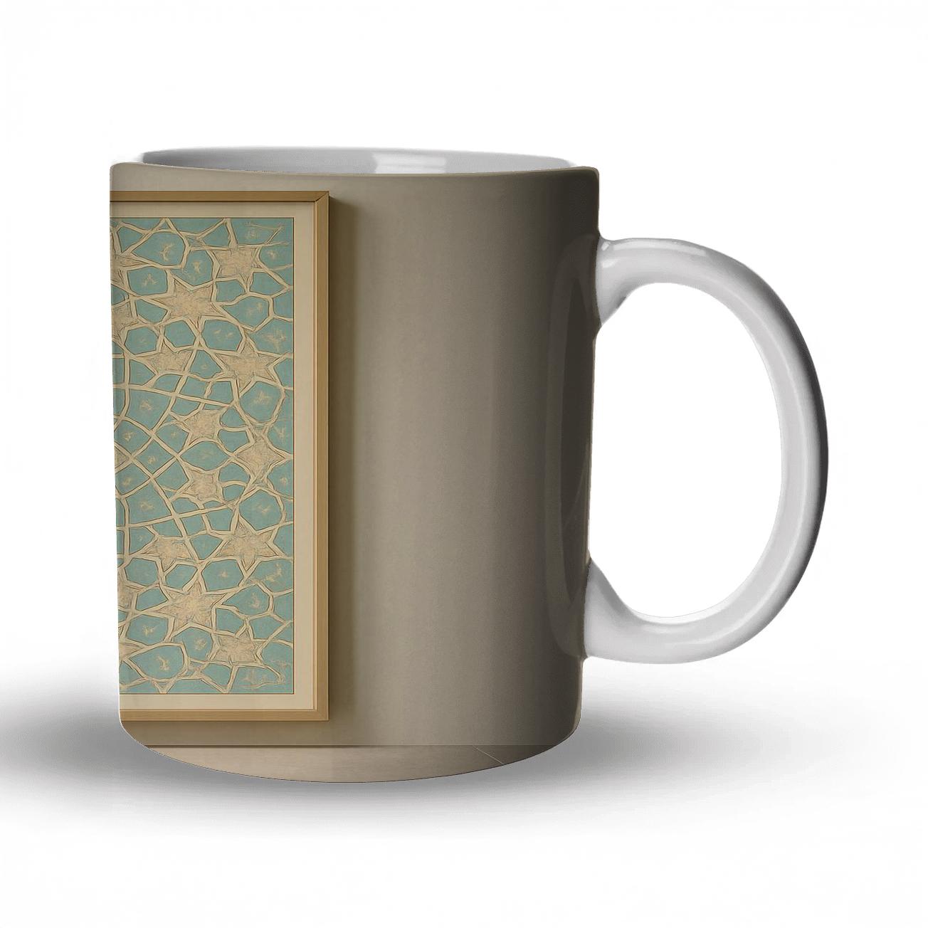 Tessellated Light Mandala custom printed mugs