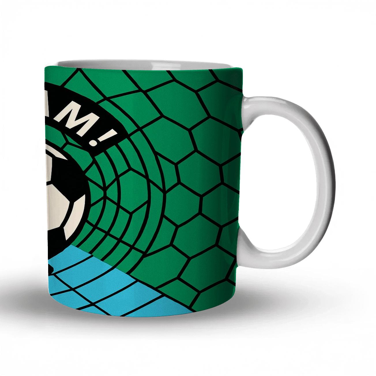 Soccer Pentagonal Harmony novelty coffee mugs